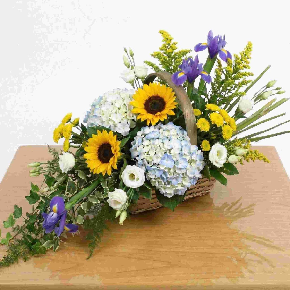 Blue Meadow Basket