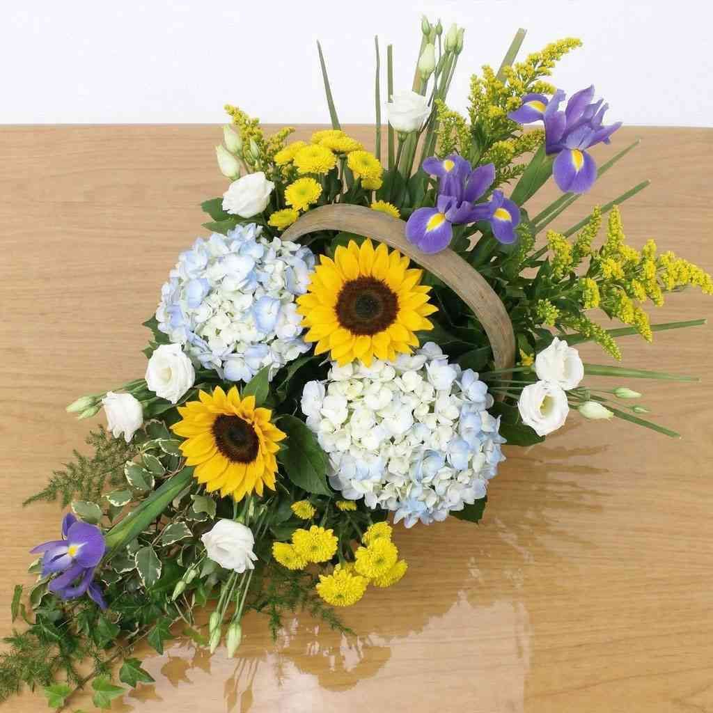 Blue Meadow Basket