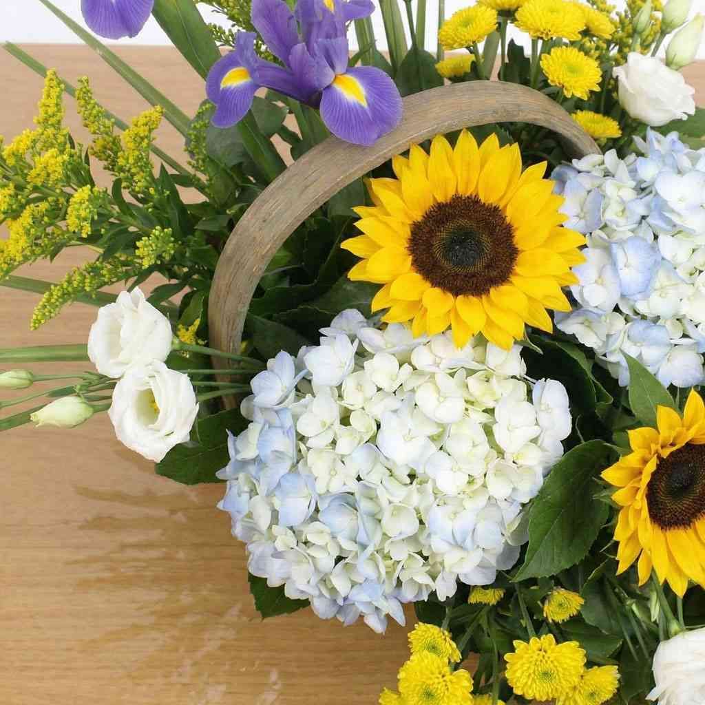 Blue Meadow Basket