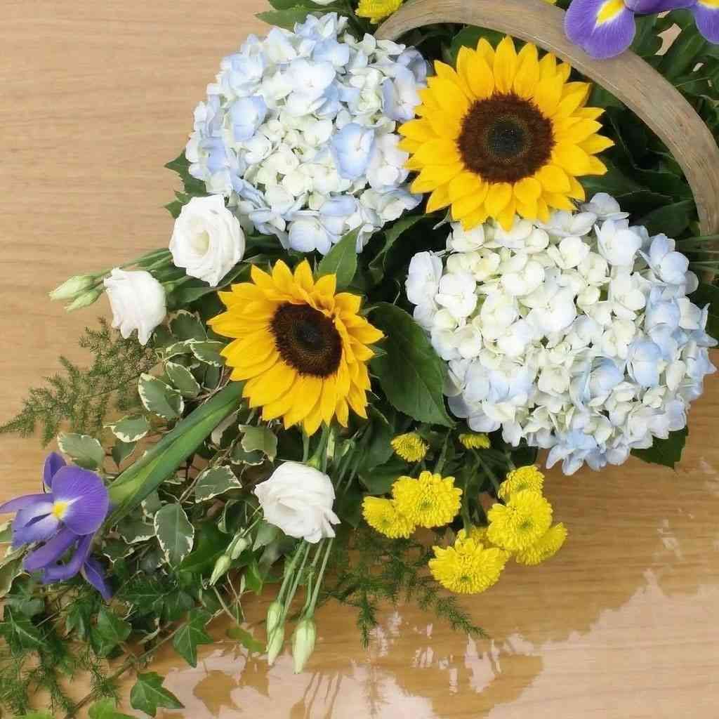 Blue Meadow Basket