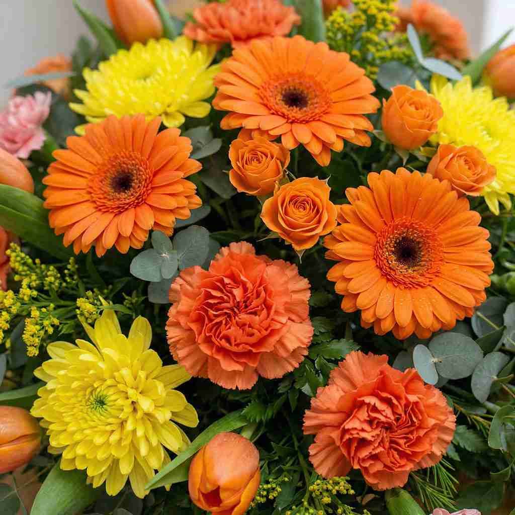 Golden Tribute Posy